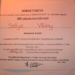 Villány: a hirdetmény