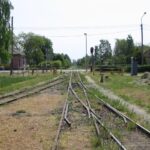 Somogyszentpál, Csisztagyógyfürdő felé nézve: az egyesülő vágányok után rögtön egy fénysorompó következik