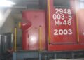 Be lehetett kukucskálni a fűtőház ablakán, a nagy mozdony, az Mk48 2003 bent pihent