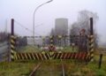 Kapu a nagyatádi konzervgyár iparvágányán (készítette: Gálovics Márk, 2006.)