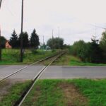 Nagyatádi Taranyi úti vasúti átjáró, sorompó már nincs (készítette: Csuka Barna, 2006.)