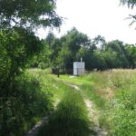 A civilizáció nyomai Nagyatád felé visszatekintve, közeledünk Lábodhoz (2007.06.13.)