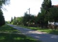 A Vasút utcára Barcs felől visszatekintve (2007.06.13.)