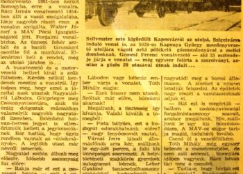 A Somogyi Néplap korabeli cikkei a '76-os vonalbezárásról