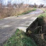A Kapos holtágának egykori vasúti hídja