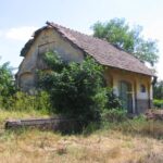 Homokszentgyörgy, raktárépület és rámpa (2007.08.01.)