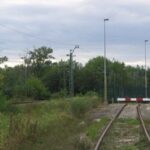 Baloldalt a nagykanizsai fővonal, jobbra egy kutatólabor vágánya