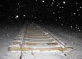 2007.12.15.: az 1-es váltó helyére beépítendő egyenes vágányszakasz