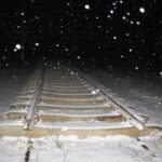 2007.12.15.: az 1-es váltó helyére beépítendő egyenes vágányszakasz