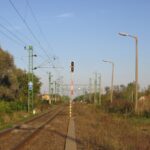 Jobboldalt a II. vágány folytatása húzódott Gyékényes felé