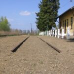 Az első vágánynak vége szakad Kéthelyen - Balatonszentgyörgy felé nézünk