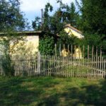 A bőszénfai melléképület és a felvételi épület nyugati (Szigetvár felőli) oldala