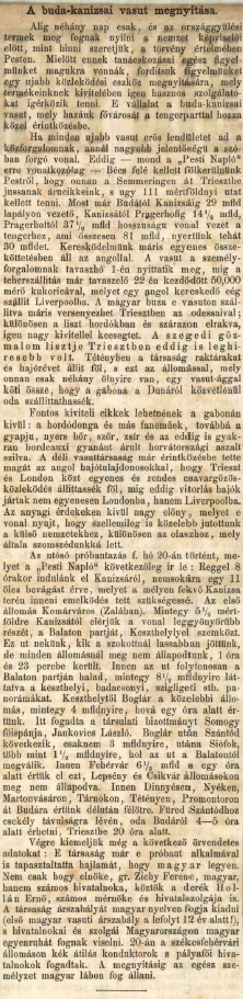 Szegedi Híradó 1861. 03. 28. 3. évf. 24. sz. p. 2.
