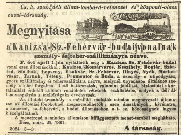 Pesti Napló 1861. 04. 05. 12. évf. 3344. sz. p. 8.