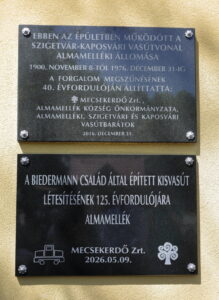 emléktábla