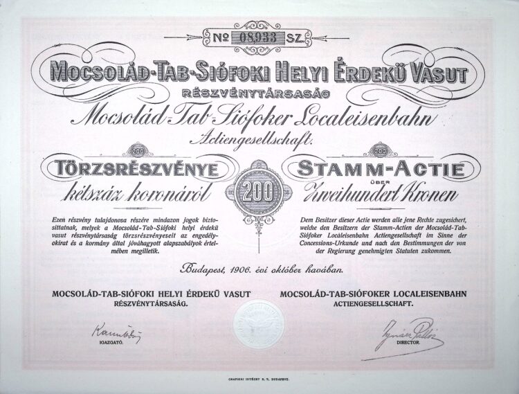 Tab-Siófok helyi érdekű vasúttársaság